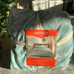 Opalhouse Reversible Velvet Duvet Cover